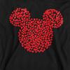 Mickey Mouse Childrens/Kids Heart Ears Silhouette Heather Valentine`s Day Hoodie