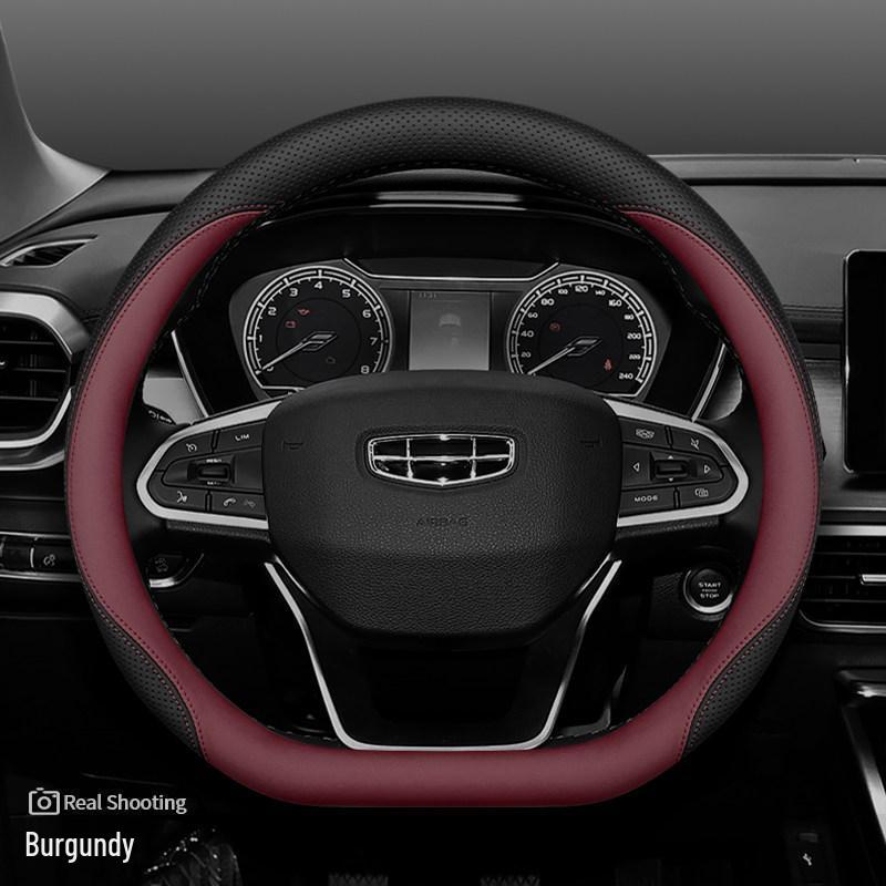 Steering Wheel Cover for Geely: Xingyue L, Dihao GS, Haoyue L, Boyue, Binrui, Vision X6, Binyue, Xingrui.