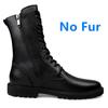 Genuine Leather Boots for Men Side Zipper Comfortable Men's Boots Casual Shoes Cow Leather Winter Boots Plus Size 36-50 51 52