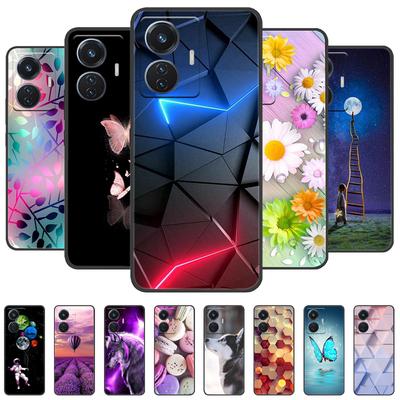 For Vivo T1 4G Case VivoT1 V2153 Soft TPU Silicone Back Cover for Vivo T1 44W Phone Case Snapdragon 680 Protective Fashion Coque