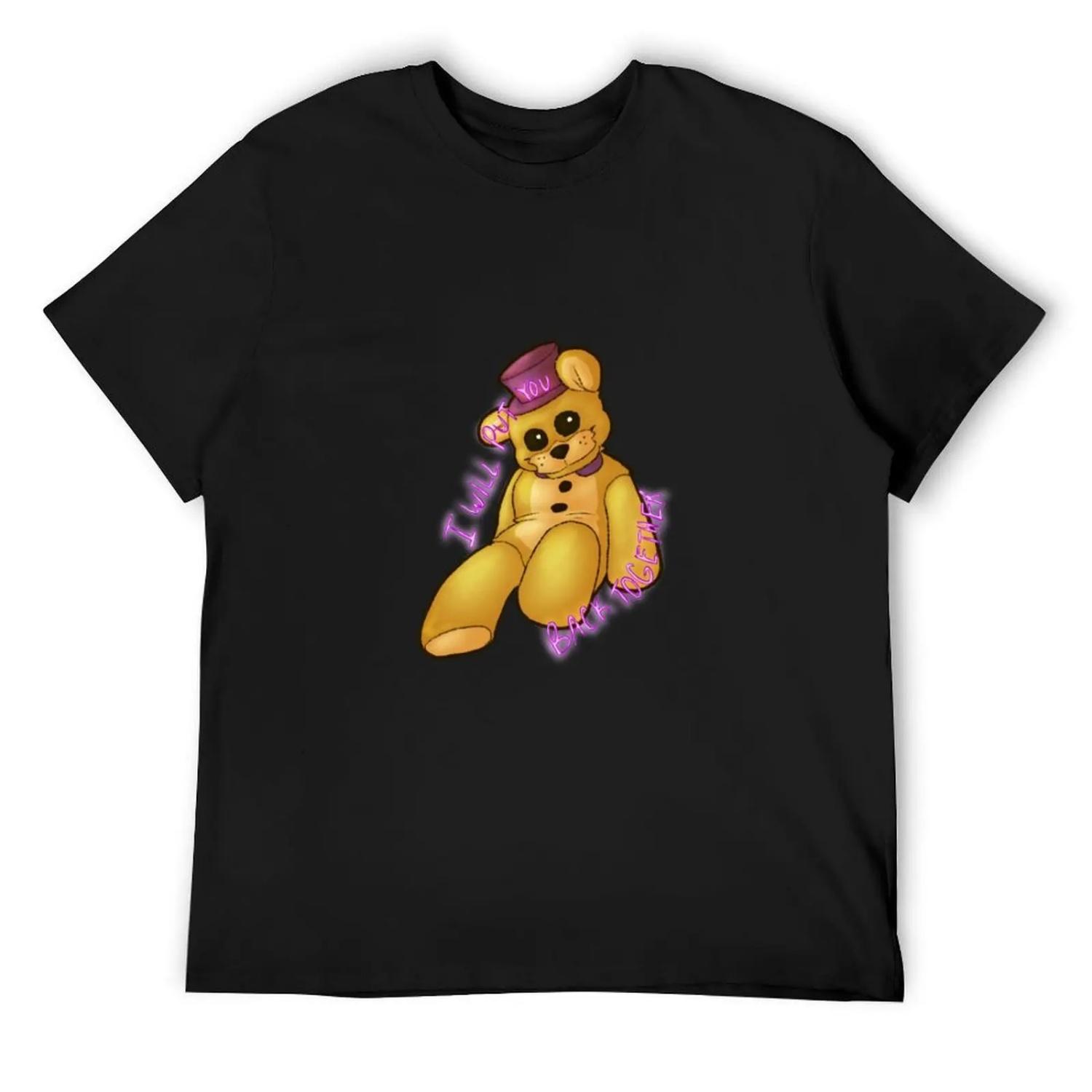 Fredbear Plush T-Shirt sweat street wear mens graphic t-shirts XXXXXL разноцветный