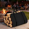 Firewood Bags Wood Holder Tote Log Holder With Handle For Firewood Fireplace Stove Woodstove Cabin Indoor Outdoor Camping