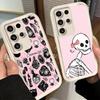 Handyhülle für Samsung Galaxy S26 S25 Ultra S24 FE Rosa Stil Totenkopf Hexe Schale S23 Plus S22 + S21 S20 5G Weiches Silikon Funda