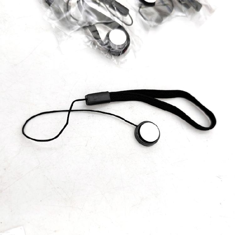 Elastic Camera Lens Cover Leash With Silicone Mount Doubled As A Convenient Wrist Strap