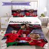 Pościel Cristiano Ronaldo Oddychająca Poszewka na Kołdrę z Poszewkami Dekoracja Domu Prezent Urodzinowy