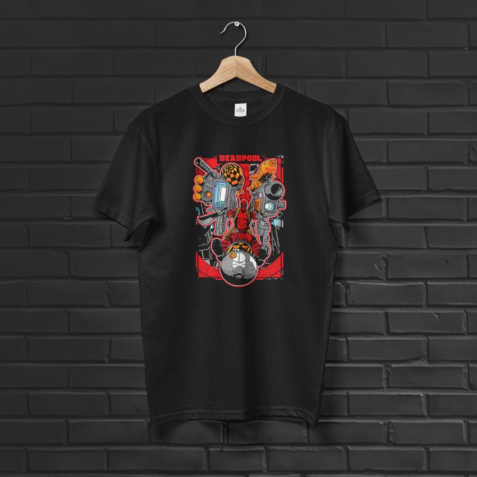 Deadpool T-Shirt Comics Anti-Hero Merc with a Mouth Superhero Tee 2XL
