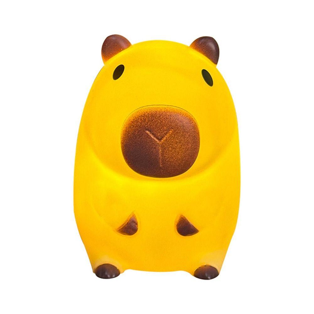 

Мягкий свет Капибара Ночной светильник Защита глаз Капибара Силиконовая лампа прикроватная Style A