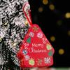 Decorative Hanging Christmas Metal Tin Box Polygonal Christmas Tinplate Gifts Boxes New Year