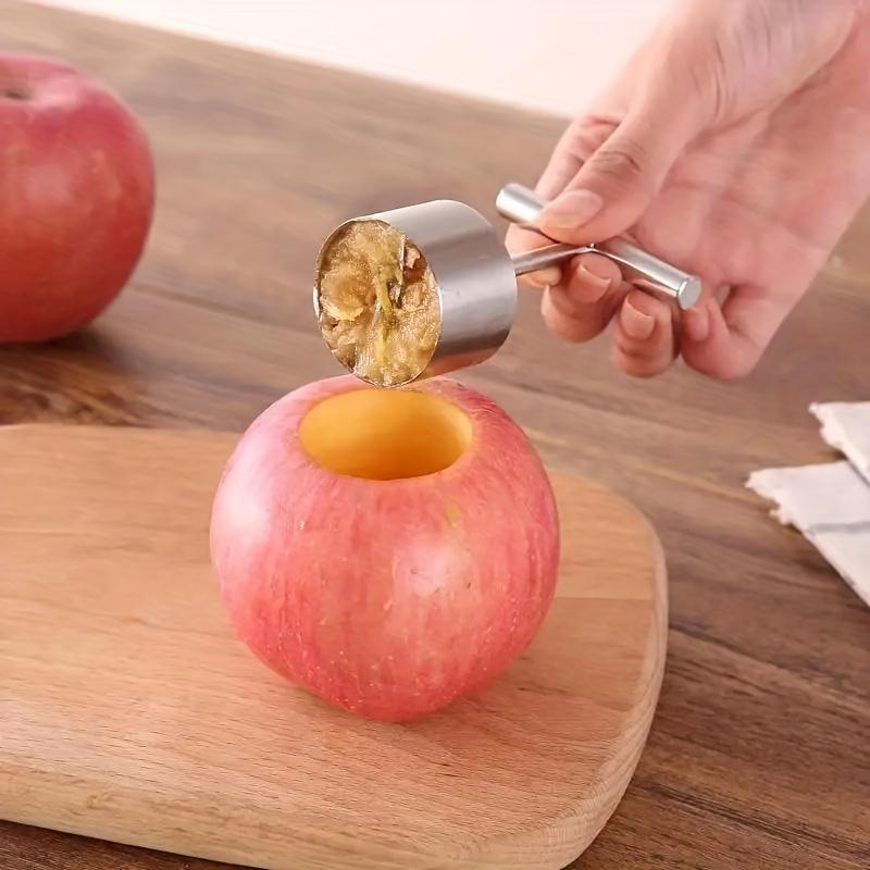 Easy-Grip Stainless Steel Core Remover-Apple & Pear Pitting Tool-Home & Restaurant Use