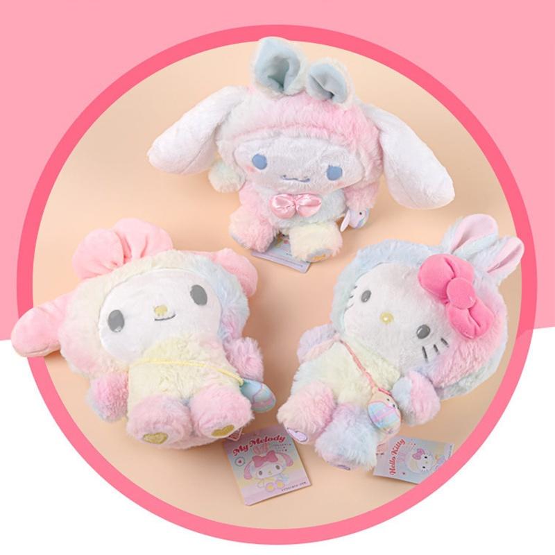 Ostern Cinnamoroll My Melody Kt Cats Regenbogen Plüschtier Spielzeug Für Kinder