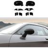 Voodonala for Challenger ABS Carbon Fiber Rearview Mirror Cover Side Mirror Trim Shell Cover Decoration Trim for 2009-2025+Dodge Challenger Exterior