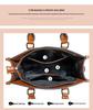 Borsa a tracolla da donna in vera pelle di grande capacità - Borsa versatile per il tempo libero e il lavoro