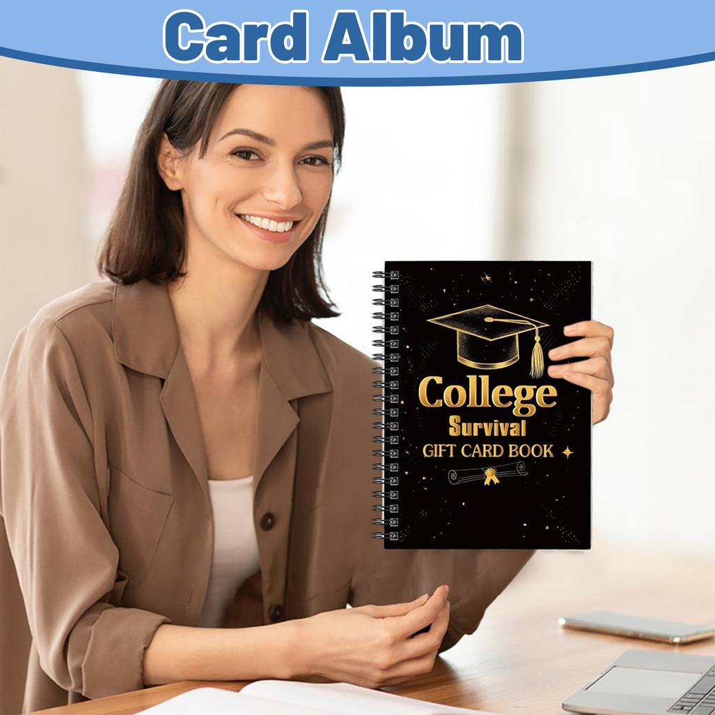 College  Gift Card Book, Graduation Gift Card Book, 2026 College  Booklet Organizer Leaving Home High  School Birthday Care Package Ca