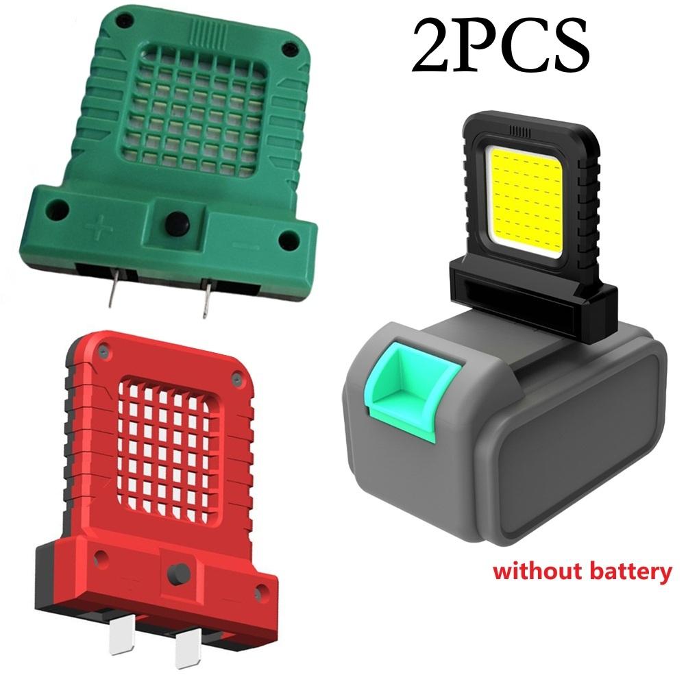 Set of 2 14W LED Portable Work Light Lantern for 21V Battery Compatible Models