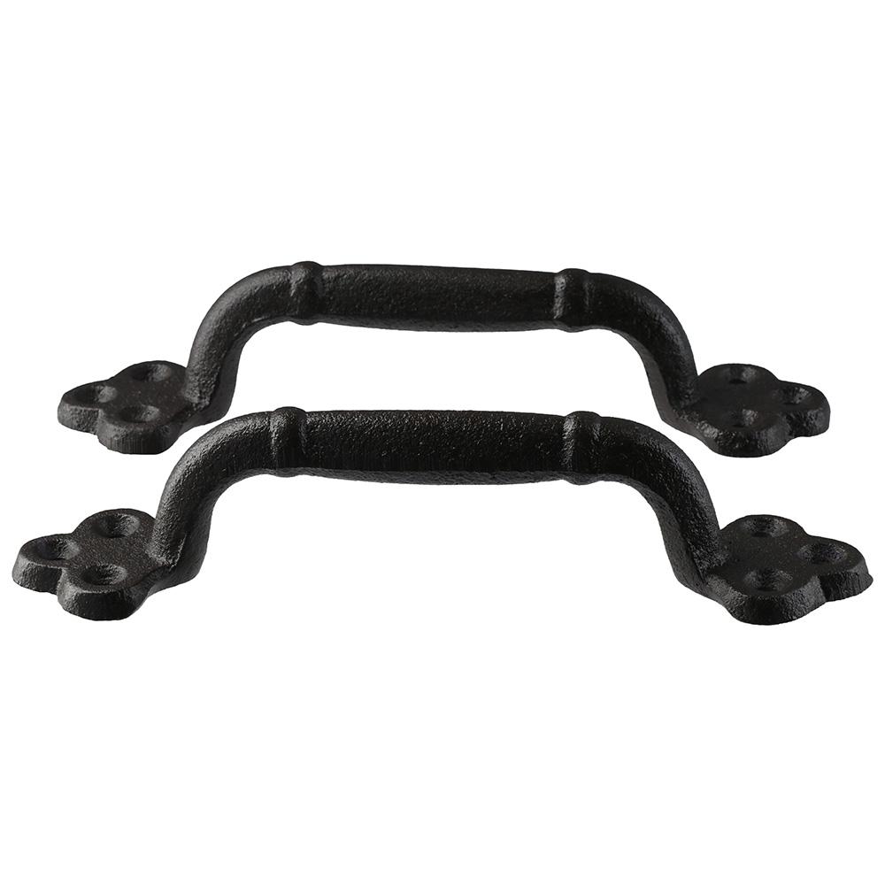 

Black Barn Door Handle Cast Iron Cabinet Handles Rustic Gate Handle Farmhouse