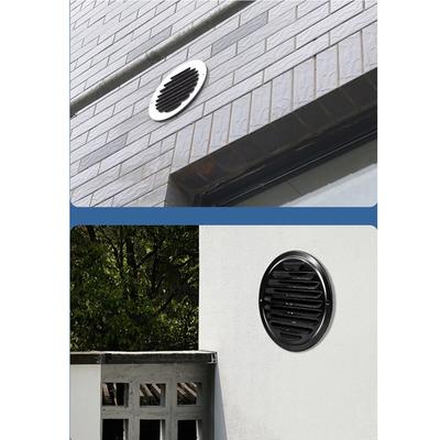 Robustní nerezové kulaté podhledové ventilační mřížky s lamelami, přenosné příslušenství pro ventilaci garáže a bytu