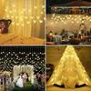 Outdoor LED Light String Plastic 1.5/3 Meter Butterfly String Lights with 10/20 Lights Decorative Light