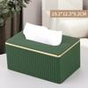 Leder Multifunktionale Desktop-Taschentuchbox