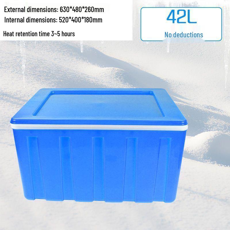 Large 60L Insulated Plastic Delivery Box for Food Refrigeration