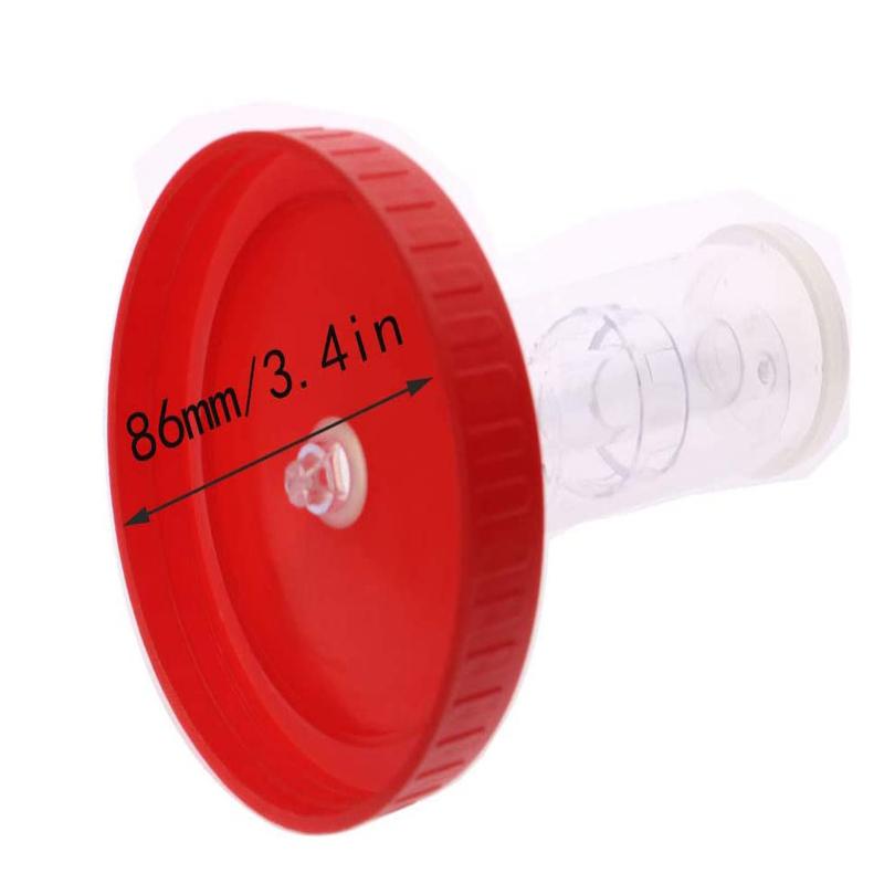 Waterless Fermenting Airlock Lids Covers With One-Way Exhaust Valves For Wide Mouth Mason Jar Sealed Lid Kitchen Supplies