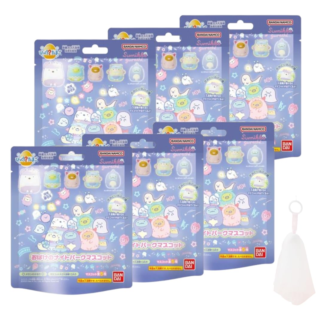 

of Bath Bomb Bikkura Tamago Bandai Bath Ball Sumikko Gurashi Ghost Night Park with bonus [Set 6]