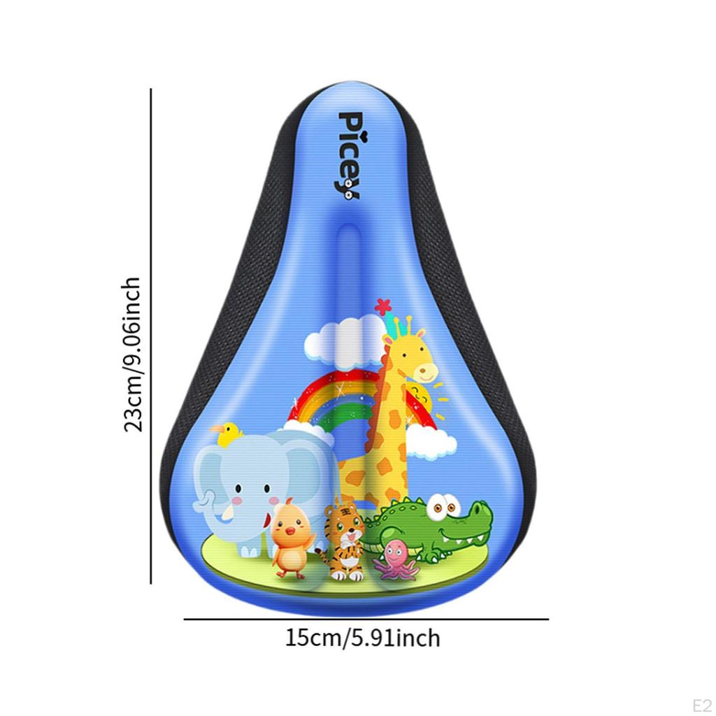 Kids Bike Seat Cushion Cover,Kids Cover,Small Saddle Pad,Comfortable Memory Foam Anti Slip