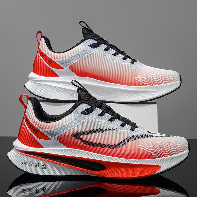 NEW Running Shoes Carbon Board Speciality Stability Marathon Men Sports Breathable Lightweight Women's Comfortable Athletic Nonskid Training Sneakers