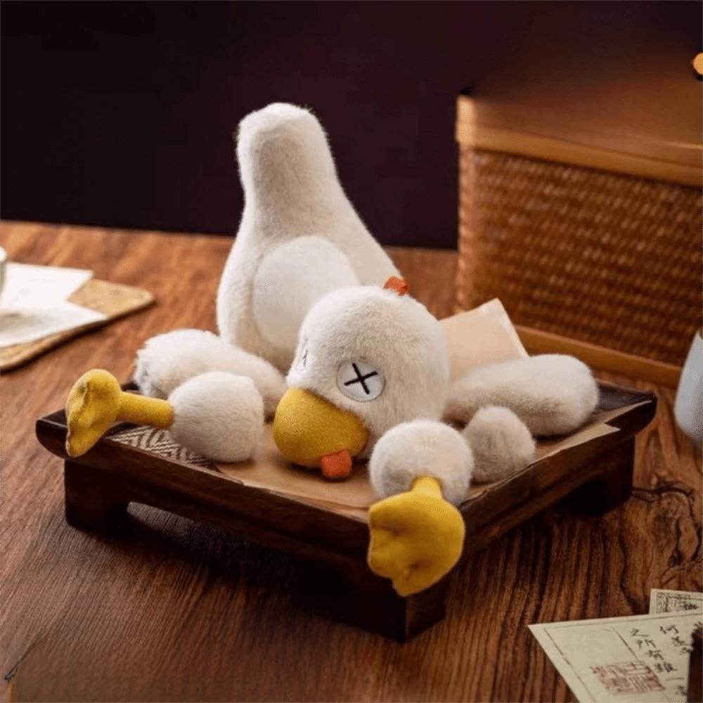 Funny Duck Plush Toys Simulation Cartoon Plush Duck Doll Creative Fun Stuffed Animal  Sleeping Gift