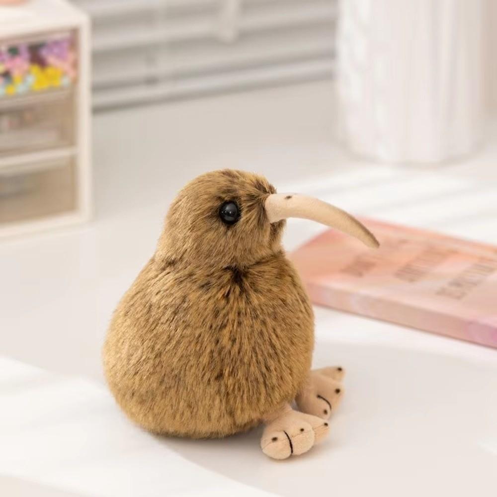 Soft Stuffed Kiwi Bird Plushie 12/28cm Cartoon Kiwi Plushie Cartoon Small Plush Toy for Kids