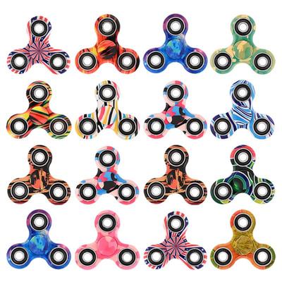 Brinquedo Giroscópio Camuflado Fidget Spinner - Quatro Rolamentos, Alívio do Estresse para Crianças e Adultos