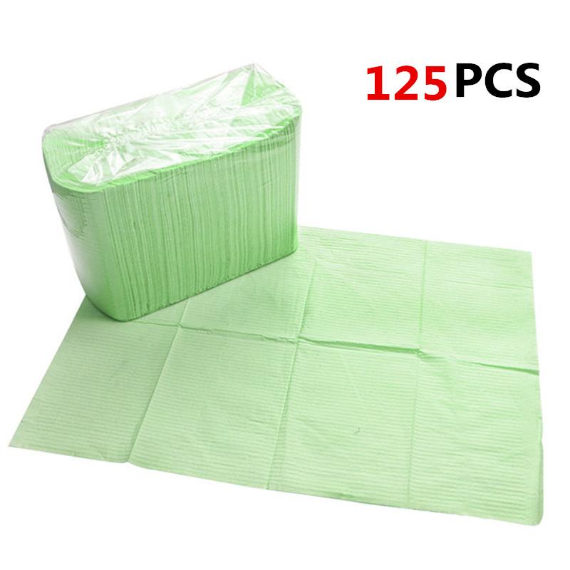 125pcs Tattoo Table Cover Clean Pad Disposable Dental Bibs Sheets Cloth Under Pad Hygiene Personal Tattoo Bib Waterproof
