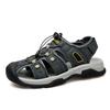 Large size beach shoes new summer breathable leather sandals men's outer bag head outdoor casual wading shoes