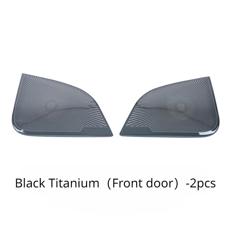 Car Door Audio Speaker Cover Loudspeaker Trim Frame Sticker Stainless Steel for Tesla Model Y 2024-2024 Interior Accessories