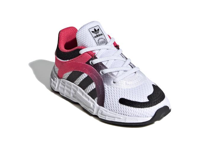 Adidas Originals Sonkei El I Abrasion Resistant Low top Toddler Shoes Pink White Black Infant And Toddler FW8047