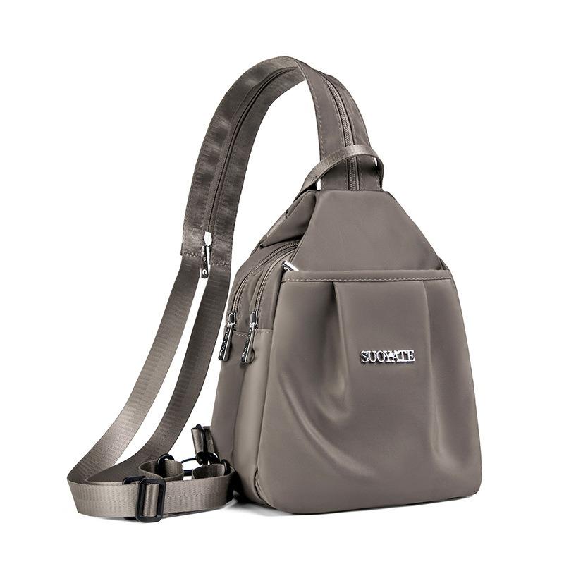 

Новый модный рюкзак большой вместимости, наплечная сумка, мягкий городской стиль, сумка через плечо, нагрудная сумка, простой трендовый мини-рюкзак