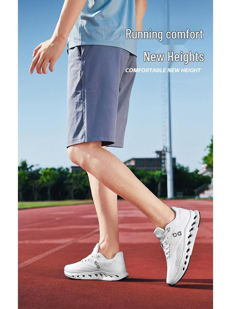 Spring New Arrivals: Lightweight Flyknit Running Shoes with Thick Sole & Shock Absorption