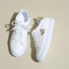 Spring, summer, autumn and winter new board shoes middle school students shoes love low-top round head lace-up