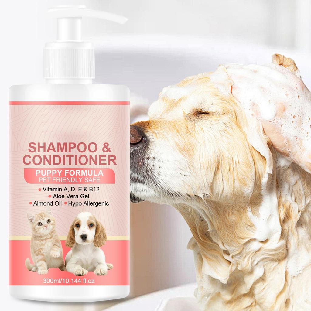 Pet Shampoo And Care For Puppies Cleanser For Delicate Skin And Hair(300ml)