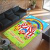 Personalized Crystal Velvet Carpet Custom Name Text,El Payaso Plim Plim Anti Slip Area Rug For Home Decoration