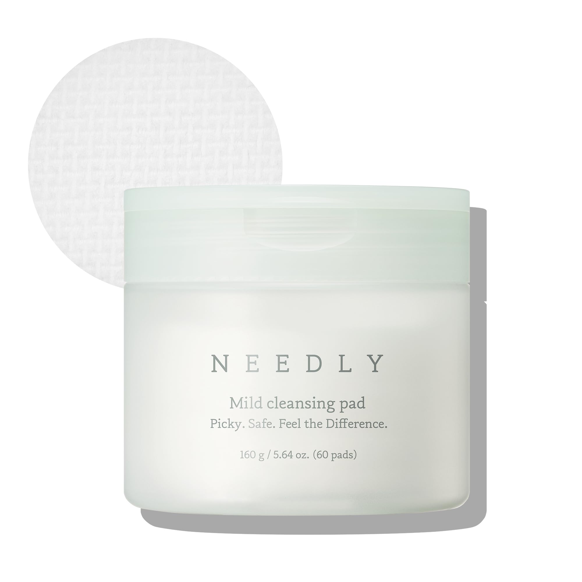 

NEEDLY Салфетки для снятия макияжа Очищающие тонер-пэды 60 штук Большой размер Очищающие салфетки для путешествий Корейский уход за кожей [Официальный оригинал]