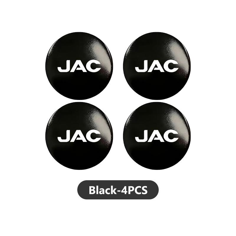 

For JAC 4PCS 56mm Car Badge Wheel Center Cover Stickers Hub Caps Decal S2 J3 Board Refine J5 J6 J7 J4 JS2 S3 JS3 J2 S5 T8