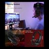 TF800 Four-Piece Gaming Combo, 104 Keys Gaming Keyboard with   Backlight, Comfortable Mouse,   Mic, Large Mouse Pad, 3.5mm Gaming Heads