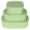 Customizable Silicone Lunch Box with Multiple Capacities, Microwave & Fridge Safe, Perfect for Office Workers & Students