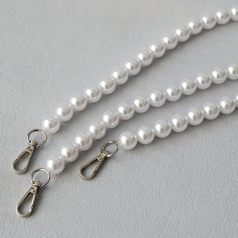 New Fashion Woman Handbag Accessory Parts White Acrylic Resin Chain Luxury Solid Strap Women Shoulder Clutch Handle Chains