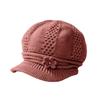 Middle-aged and elderly wool hat women's autumn and winter versatile mother grandma warm ear protection hat outdoor cold-proof velvet knitted hat