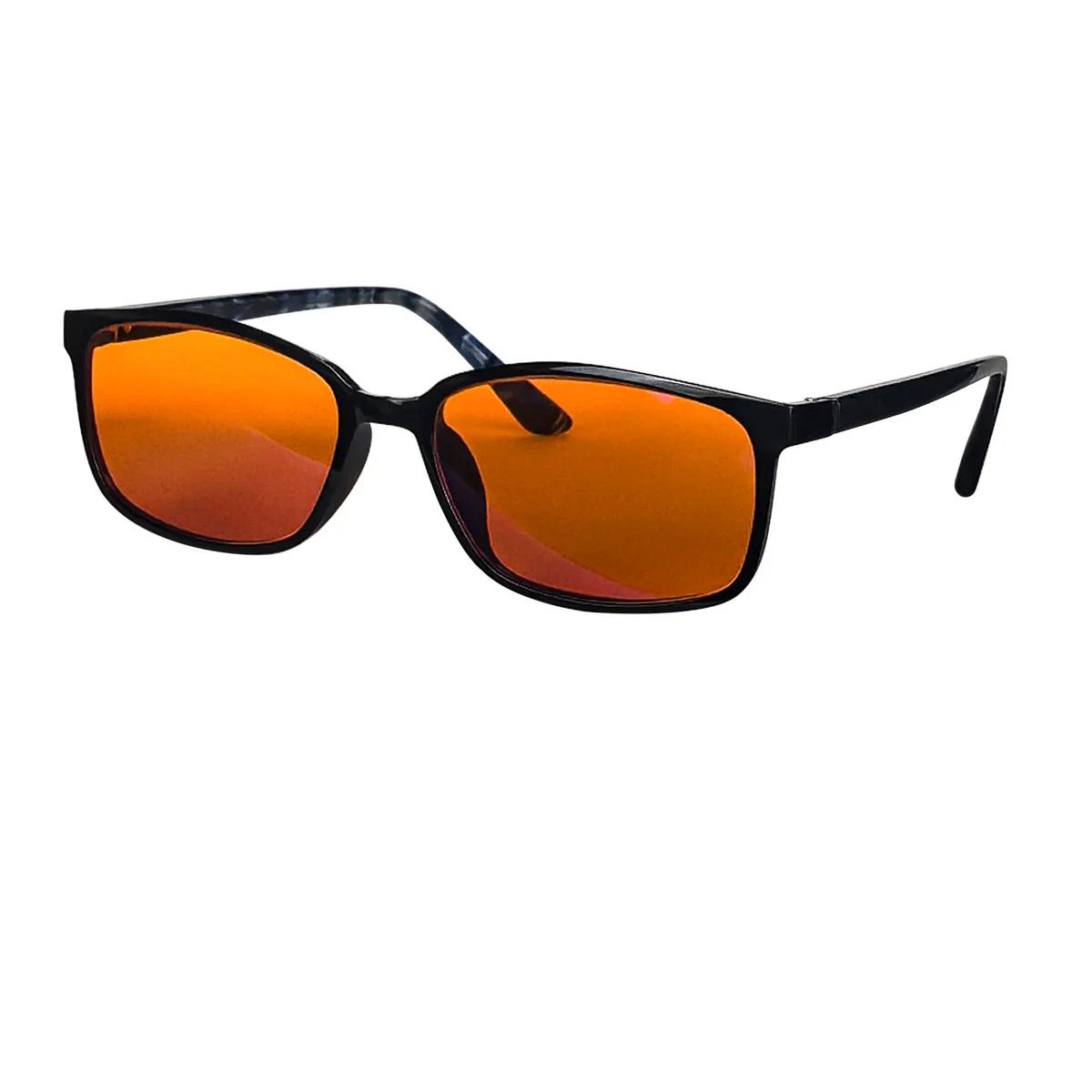 

SHINU Anti Blue Light Glasses Men Computer Glasses Red or Orange lens Clear Lens Glasses Anti Radiation Protection Eyeglasses