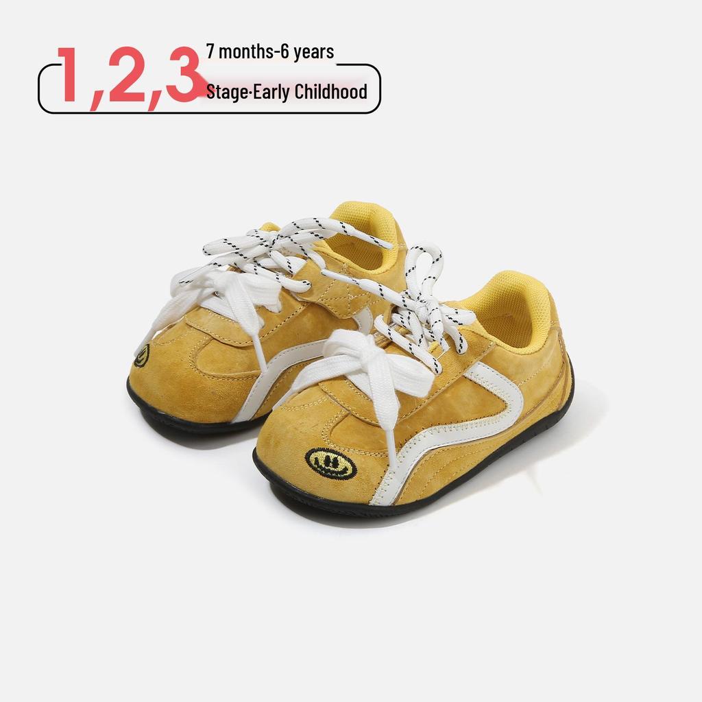 Baby Girl Princess Bow Shoes: Soft Sole Non-Slip Toddler Sneakers for Spring