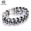 Style Stainless Steel Jewelry Vintage Titanium Steel Trinkets, Punk Personality Skull Men'S Bracelets