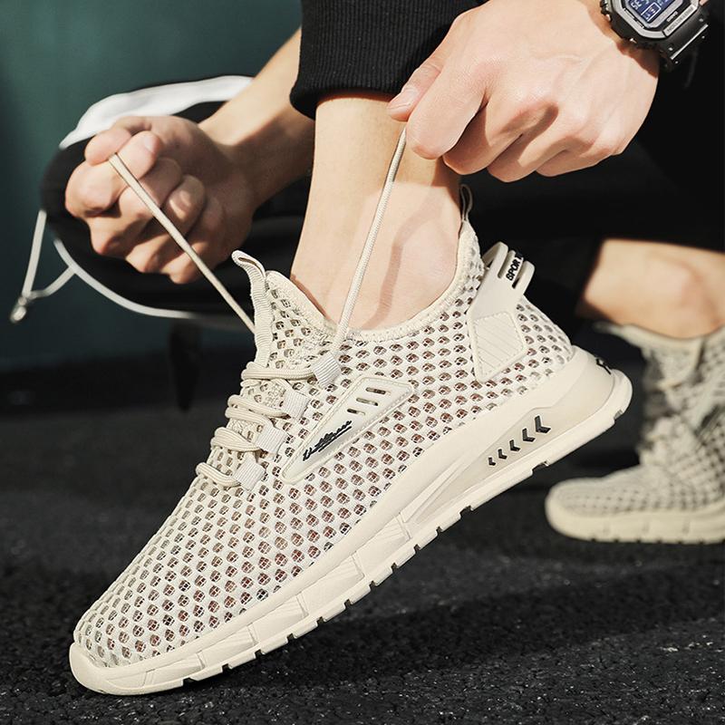 Oulylan Men Shoes Breathable Athletic Running Shoes Outdoor Sport Casual Fashion Sneakers Gym Training Jogging Non Slip Shoe