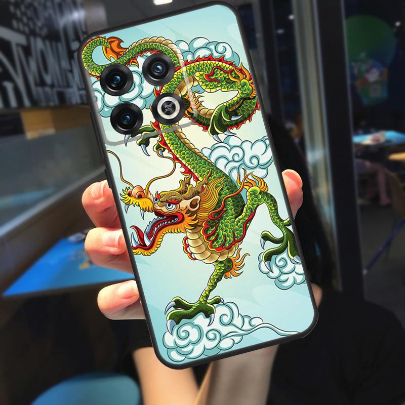 Chinese Dragon Funda For OnePlus 10T 8T 9RT 12 13 13R 11 9 10 Pro OnePlus Nord 4 CE 2 3 Lite N20 N30 Case